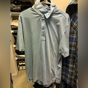 Travis Mathew Light Blue Polo Shirt